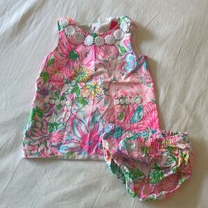 Lilly Pulitzer dress for baby girl. Size 3-6 month